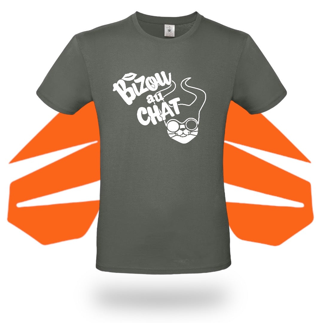 T-shirt bizou au chat BC01T